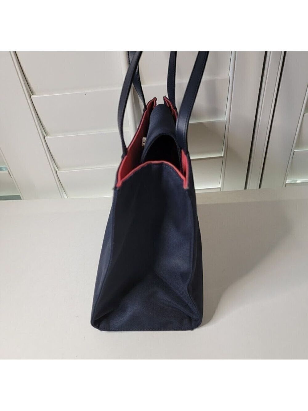Preston & York Cloth Shoulder Bag - Blue & Red - Picture 5 of 15